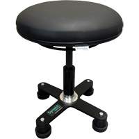 Tabouret ergonomique OmniStool, Mobile, Ajustable, Vinyle Si&egrave;ge, Noir Nuna Depot Inc.