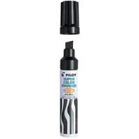 Refillable Super Colour Permanent Marker, Chisel, Black Nuna Depot Inc.