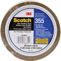 Scotch&reg; 355 Box Sealing Tape, Hot Melt Adhesive, 3.4 mils, 48 mm (1-22/25") x 50 m (164') Nuna Depot Inc.