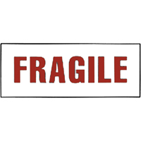 "Fragile" Special Handling Labels, 6" L x 2" W, Red on White Nuna Depot Inc.