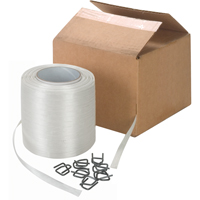 Bonded Cord Strapping, Polyester, 1/2" W x 750' L Nuna Depot Inc.