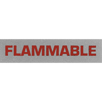 "Flammable" Special Handling Labels, 5" L x 2" W, Black on Red Nuna Depot Inc.