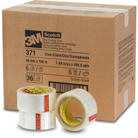Rubans d'emballage Scotch 371, Adh&eacute;sif Thermofusible, 2 mils, 48 mm (1-22/25") x 100 m (328') Nuna Depot Inc.
