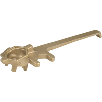 Deluxe Plug Wrenche, 1-1/4" Opening, 9" Handle, Non-sparking brass alloy Nuna Depot Inc.