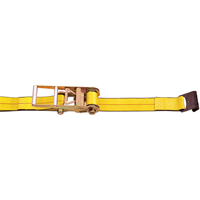 Tendeurs d'arrimage &agrave; cliquet, Crochet plat, 3" , 30' , Charge d'utilisation max. 5400 lb (2450 kg) Nuna Depot Inc.