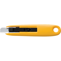 Couteau de s&eacute;curit&eacute; compact autor&eacute;tractable, 11 mm, Acier au carbone, Prise en Plastique Nuna Depot Inc.
