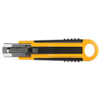 Couteau autor&eacute;tractable ATK1000, 18 mm, Acier au carbone, Prise en Plastique Nuna Depot Inc.