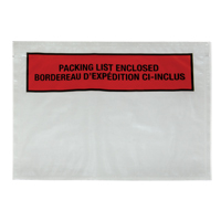 Packing List Envelope, 7" L x 5-1/2" W, Backloading Style Nuna Depot Inc.