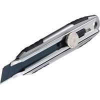 Couteau avec verrou &agrave; cliquet, 18 mm, Acier au carbone, Robuste, Prise en Aluminium Nuna Depot Inc.