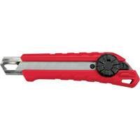 Snap-Off Knife, 18 mm, Carbide, Rubber/Polypropylene Handle Nuna Depot Inc.