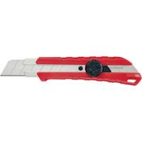 Snap-Off Knife, 25 mm, Carbide, Rubber/Polypropylene Handle Nuna Depot Inc.