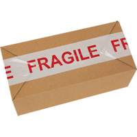 Ruban d'emballage Fragile, Adh&eacute;sif Thermofusible, 2 mils, 48 mm (2") x 100 m (328') Nuna Depot Inc.