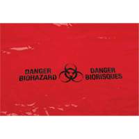 Waste Bags, Bio-Hazard, 38" L x 30" W, 2 mils Nuna Depot Inc.