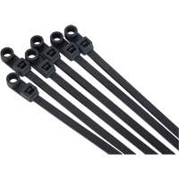 Attache-c&acirc;ble &agrave; visser, Longueur 8", R&eacute;sistance &agrave; la traction 50 lb, Noir Nuna Depot Inc.