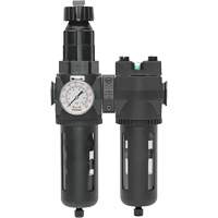 Filtre/r&eacute;gulateur + filtre coalescent drain manuel avec bol standard Modulair 400, 1/4" NPT, 150 psi, Capacit&eacute; de 9,1 oz liq. Nuna Depot Inc.