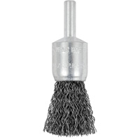E050-12 Shaft Mounted Crimped End Brush, 1/2", 0.012" Fill, 1/4" Shank Nuna Depot Inc.