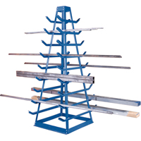 Support pour tuyaux, Horizontal, 9 Niveaux, 18" la x 40" p x 84" h, 1800 lb Cap. Nuna Depot Inc.