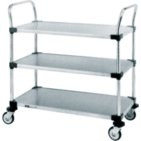 Standard-Duty Utility Carts, 2 Tiers, 24" W x 39" H x 24" D, 500 lbs. Capacity Nuna Depot Inc.