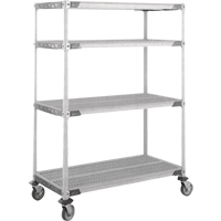 Chariot MetroMax i sur roulettes &agrave; tige, 4 tiers, 18" x 69" x 36", Capacit&eacute; 900 lb Nuna Depot Inc.