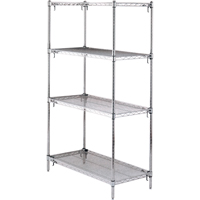 Shelving Unit, 4 Tiers, 36" W x 63" H x 18" D Nuna Depot Inc.