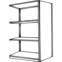 &eacute;l&eacute;ment de rayonnage Interlok, Acier, Sans boulons, Capacit&eacute; 800 lb, 36" la x 76" h x 24" p Nuna Depot Inc.