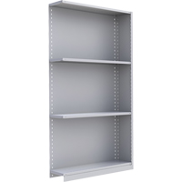 Interlok Shelving Unit, Steel, Boltless, 450 lbs. Capacity, 48" W x 88" H x 24" D Nuna Depot Inc.