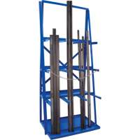 R&acirc;telier de rangement pour barre, Vertical, 3 Niveaux, 36" la x 24" p x 84" h, 3000 lb Cap. Nuna Depot Inc.