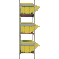 &eacute;tag&egrave;res larges avec bacs g&eacute;ants en plastique, Acier, Sans boulons, Capacit&eacute; 800 lb, 66" la x 60" h x 18" p Nuna Depot Inc.