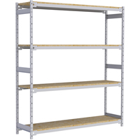&eacute;tag&egrave;re-classeur de grande largeur, Acier, 4 Tablettes, 72" la x 18" p x 84" h Nuna Depot Inc.