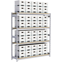 &eacute;tag&egrave;re-classeur de grande largeur, Acier, 4 Tablettes, 72" la x 18" p x 84" h Nuna Depot Inc.