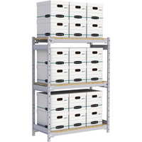 &eacute;tag&egrave;re-classeur de grande largeur, Acier, 3 Tablettes, 42" la x 18" p x 60" h Nuna Depot Inc.