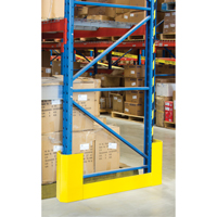 Protecteurs d'all&eacute;es de rayonnages, 3" la x 53" lo x 16" h, Jaune s&eacute;curit&eacute; OSHA Nuna Depot Inc.