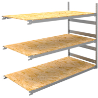 &eacute;tag&egrave;re-classeur de grande largeur, Acier, 3 Tablettes, 72" la x 32" p x 60" h, Ensemble Ajout Nuna Depot Inc.