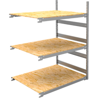 &eacute;tag&egrave;re-classeur de grande largeur, Acier, 3 Tablettes, 42" la x 32" p x 60" h, Ensemble Ajout Nuna Depot Inc.