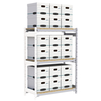 &eacute;tag&egrave;re-classeur de grande largeur, Acier, 3 Tablettes, 42" la x 18" p x 60" h, Ensemble Ajout Nuna Depot Inc.