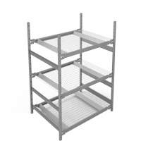 Wide Span Storage Shelving, Steel, Boltless, Starter, 42" W x 60" H x 32" D Nuna Depot Inc.