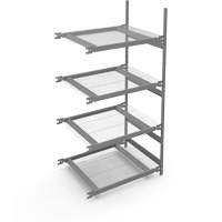 &eacute;tag&egrave;re de grande largeur, Acier, Sans boulons, Capacit&eacute; 1340 lb, 42" la x 84" h x 32" p Nuna Depot Inc.