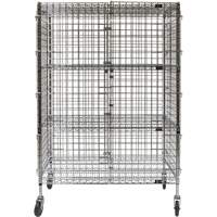 Security Cart, Chrome Plated, 48" x 69" x 24", 500 lbs. Capacity Nuna Depot Inc.