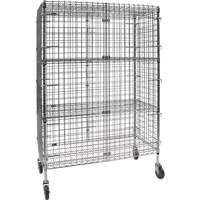 Security Cart, Chrome Plated, 48" x 69" x 24", 500 lbs. Capacity Nuna Depot Inc.