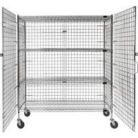 Security Cart, Chrome Plated, 60" x 69" x 24", 500 lbs. Capacity Nuna Depot Inc.