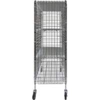 Security Cart, Chrome Plated, 60" x 69" x 24", 500 lbs. Capacity Nuna Depot Inc.