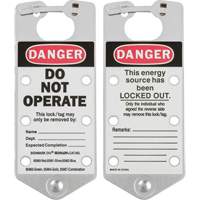 Labeled Lockout Hasps, Silver Nuna Depot Inc.