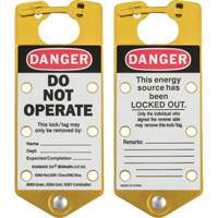 Labeled Lockout Hasps, Yellow Nuna Depot Inc.