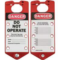 Labeled Lockout Hasps, Red Nuna Depot Inc.