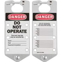 Labeled Lockout Hasps, Silver Nuna Depot Inc.