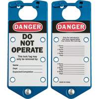Labeled Lockout Hasps, Blue Nuna Depot Inc.