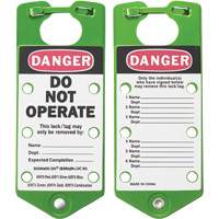 Labeled Lockout Hasps, Green Nuna Depot Inc.
