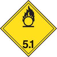 TDG Shipping Labels, Class 5.1, Oxidizing Substances, Paper Nuna Depot Inc.