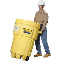 Barils de r&eacute;cup&eacute;ration sur roues Overpack, 95 gal. US, Mobile Nuna Depot Inc.