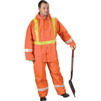 Tornado Traffic Rain Suit, PVC, Small, High Visibility Orange Nuna Depot Inc.